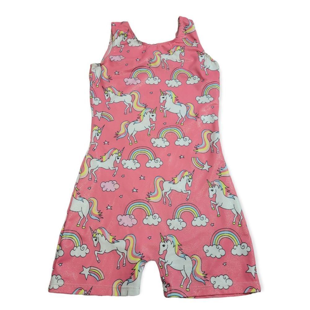 Arshiner unicorn gymnastics Unitard 10/12